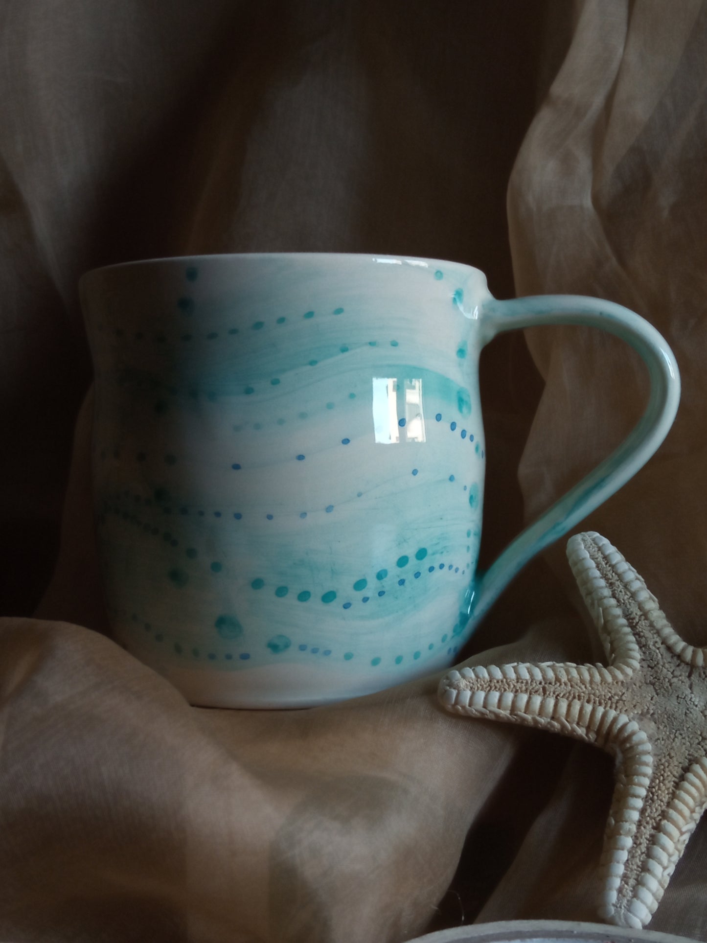 Mug Decorate a Puntini - Sandu Pottery