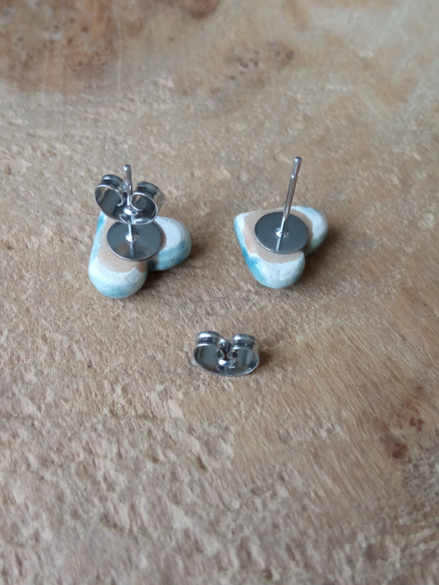 Orecchini a Bottone Cuoricino