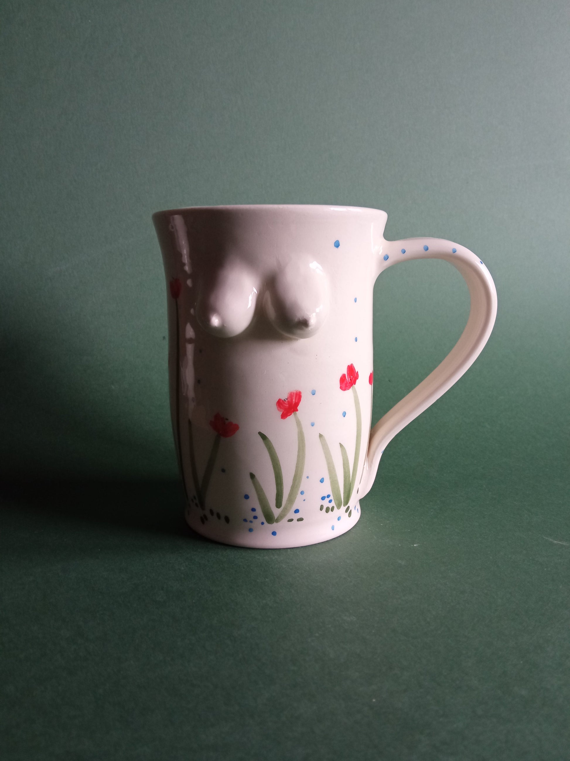 Mug Decorate a Fiori -  - Sandu Pottery