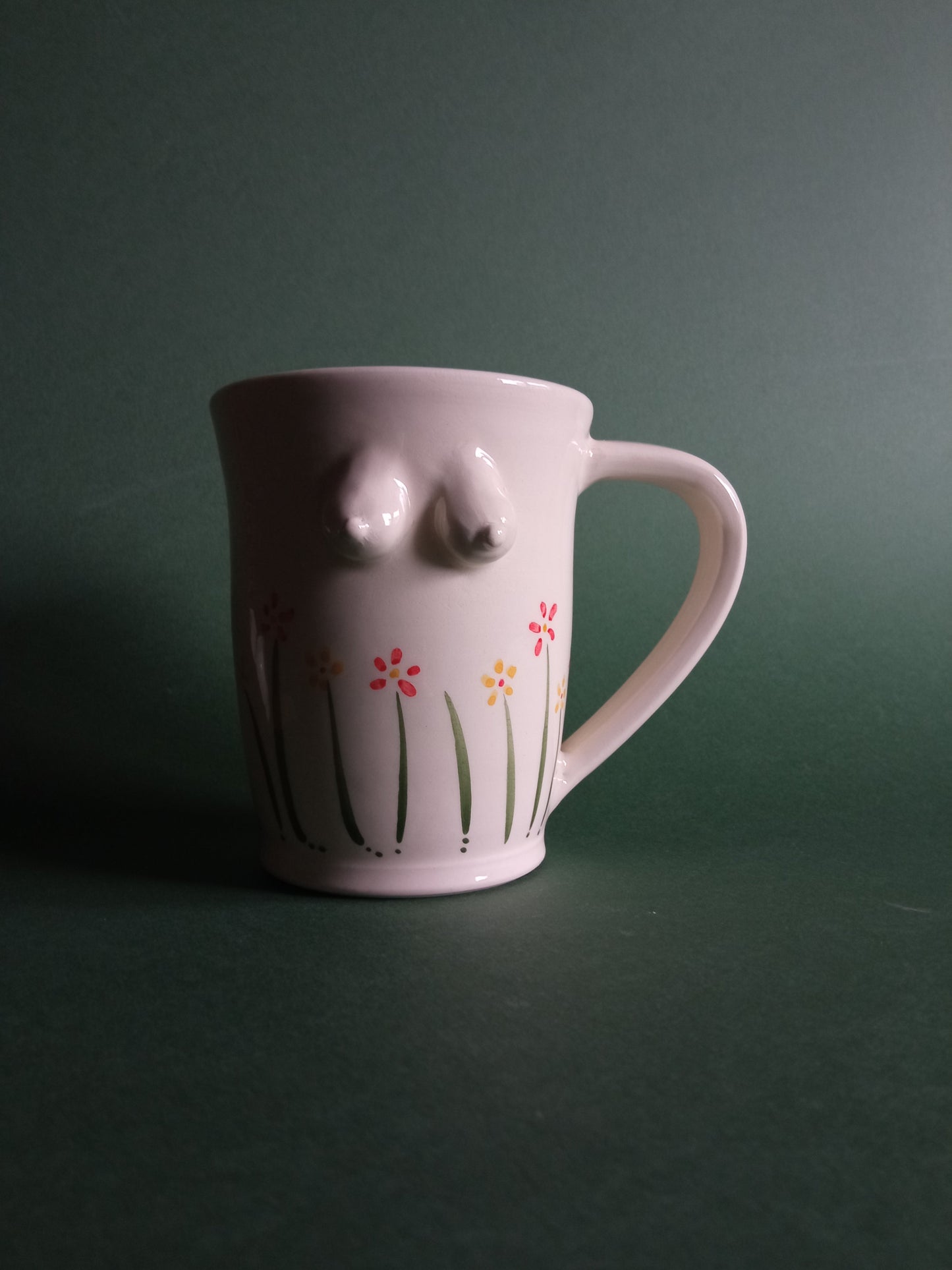 Mug Decorate a Fiori -  - Sandu Pottery