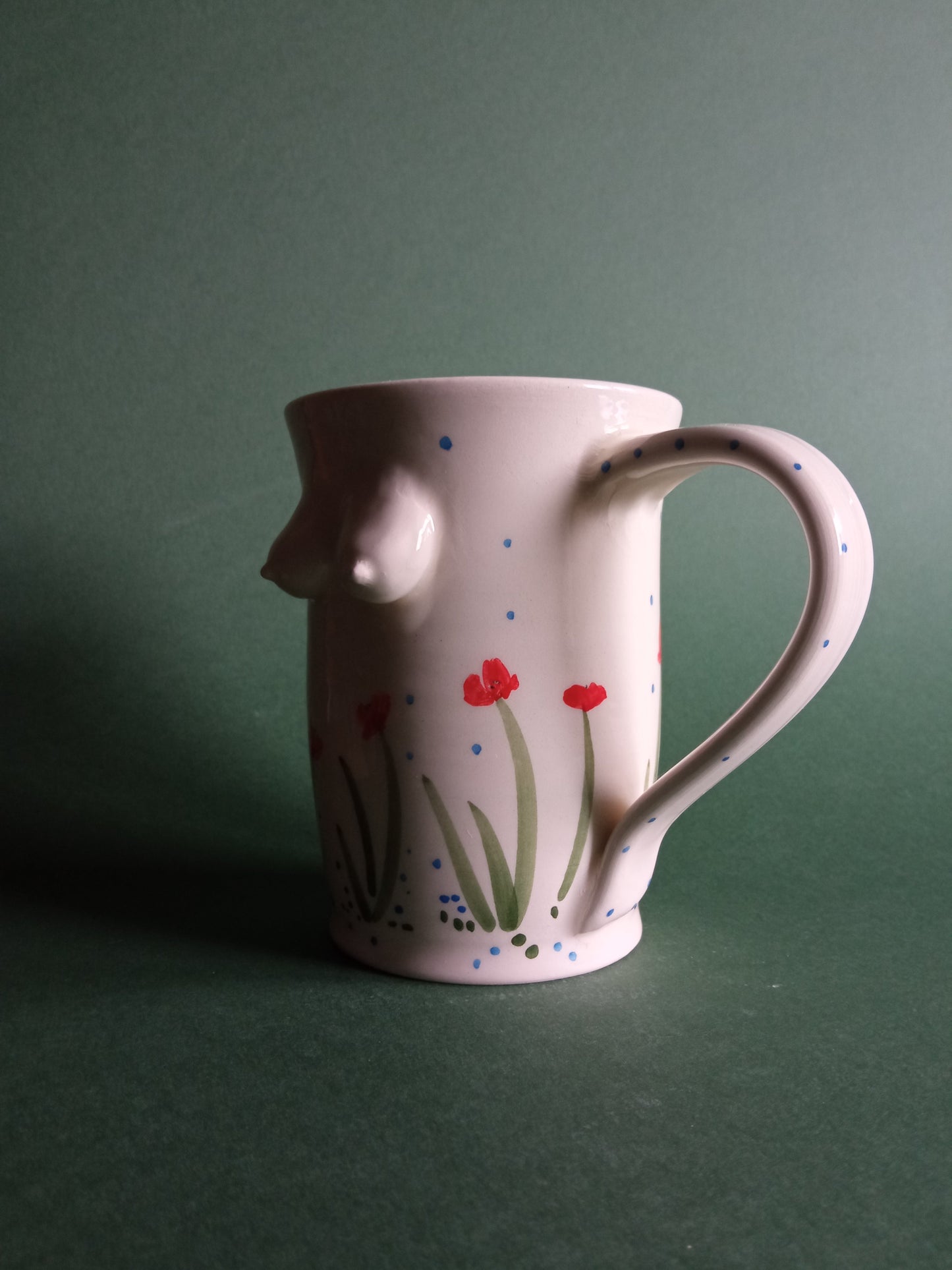 Mug Decorate a Fiori -  - Sandu Pottery