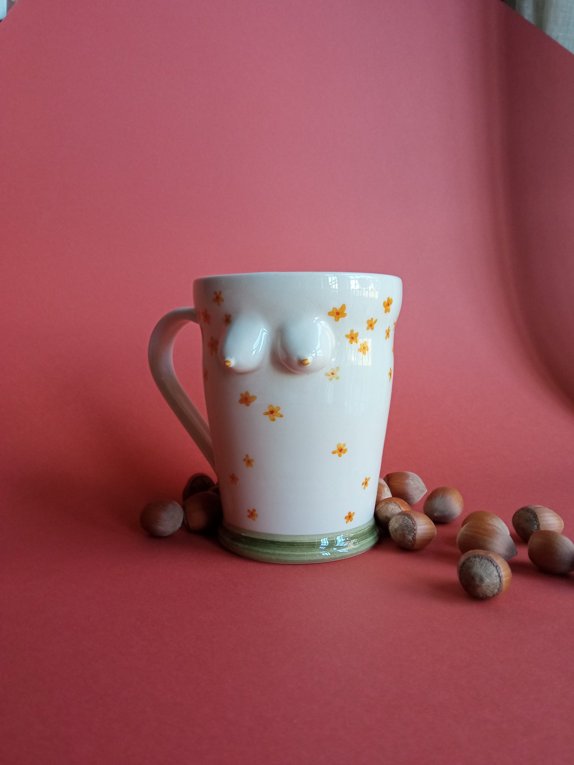 Mug Decorate a Fiori -  - Sandu Pottery