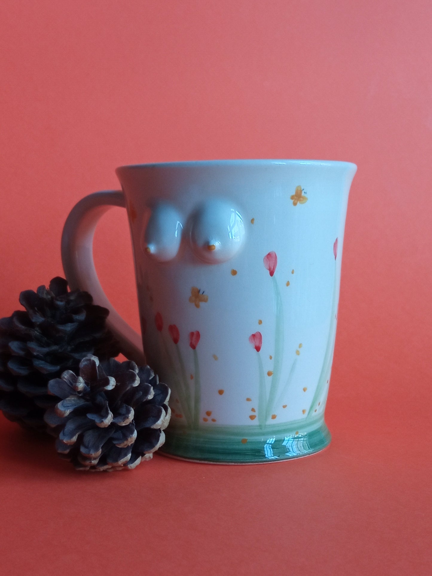 Mug Decorate a Fiori -  - Sandu Pottery